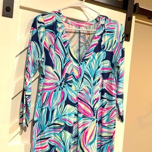 Lilly Pulitzer Women’s Amina‎ Dress High Tide Dance Lady Size Small